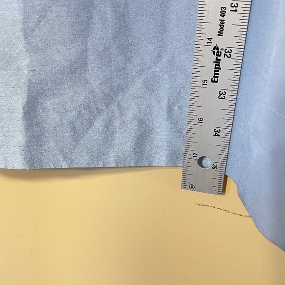 Elegant Blue Satin Dress - Picture 9 of 12